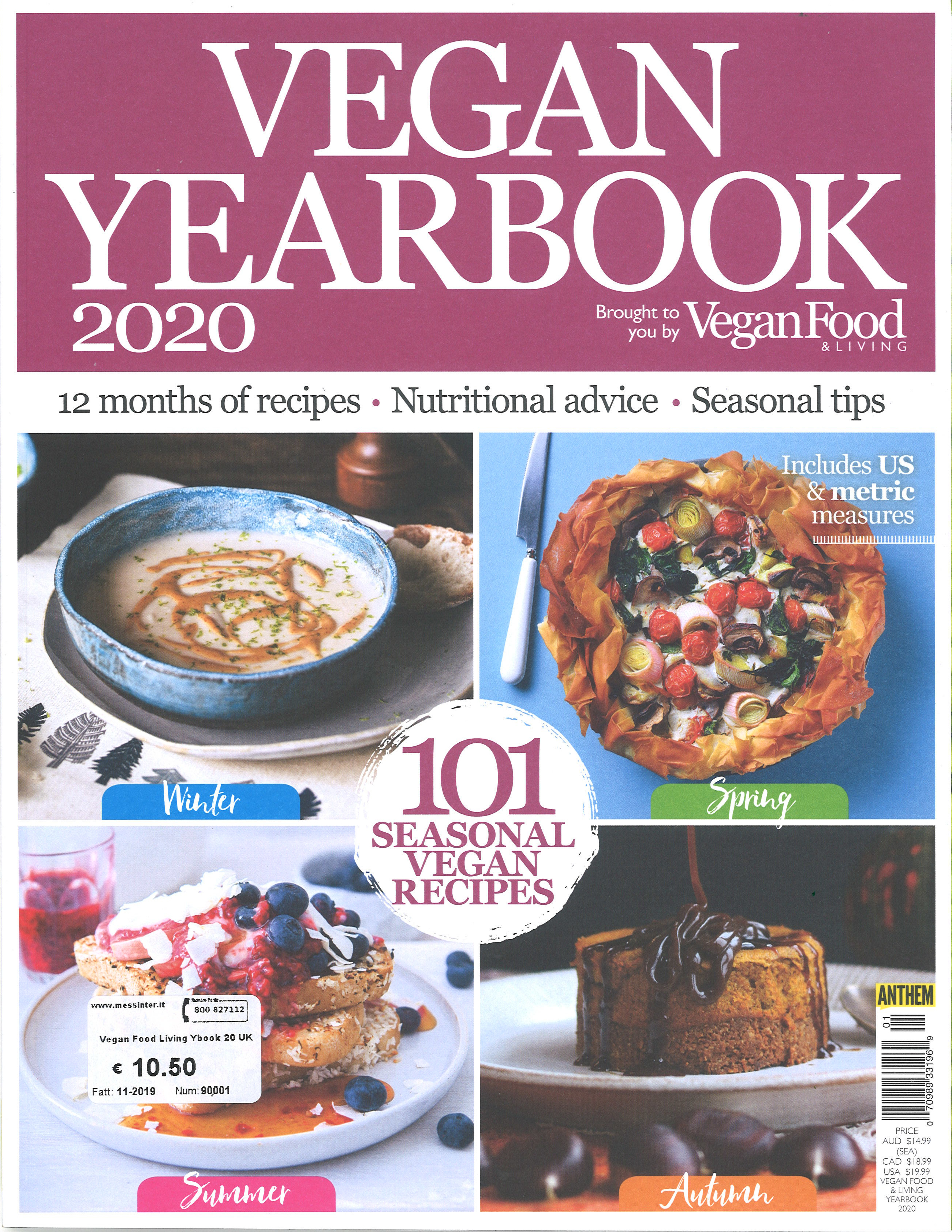 Vegan Food Living Ybook 20 UK